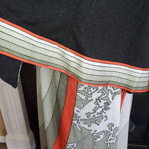 VINTAGE ASIAN INSPIRED MAXI DRESS - Picture 7 of 15